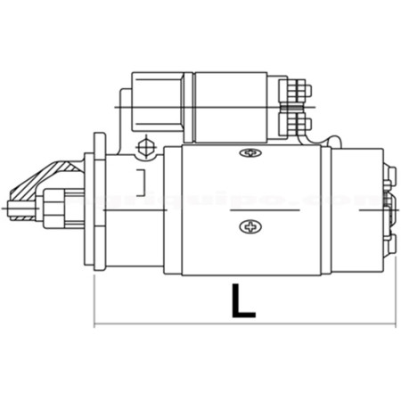 Motor De Arranque Para Tractor Case-Ih, Fiat, Ford, Steyr 2