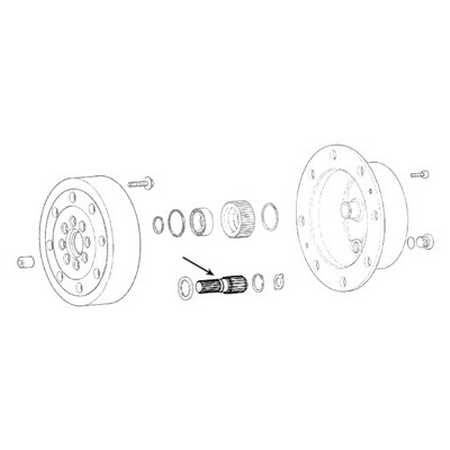 Semipalier Reductor Delantero Planetarios Para Tractor Case-Ih 2