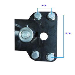 Juego De Guardabarros Delanteros Pivotantes De 400x1350 Mm Para Tractor John Deere, Case, Renault-Claas, Mc Cormick, Landini
