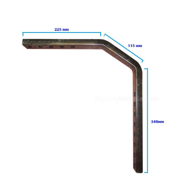 Juego De Guardabarros Delanteros Pivotantes De 400x1350 Mm Para Tractor John Deere, Case, Renault-Claas, Mc Cormick, Landini