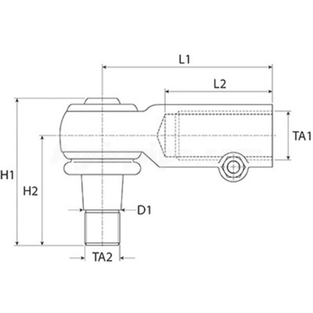 Rótula De Dirección Para Tractores John Deere 2