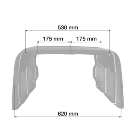 Calandra Rejilla Frontal Capó Para Tractor Fiat, Ford, New Holland 2