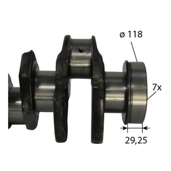 Cigüeñal Para Tractor John Deere 6cil 6930-7830