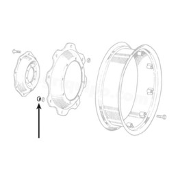 Tuerca De Rueda M16 X 1.5 Para Tractor Massey Ferguson