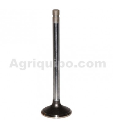 Válvula De Escape Ø 43.00 X 9.40 Mm - L 146.30 Mm - 45 ° Para Tractor Case, Fiat, Ford, New Holland