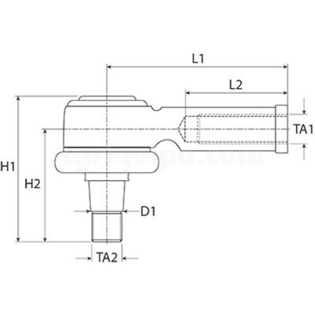 Rótula De Dirección Para Tractor Zetor 2