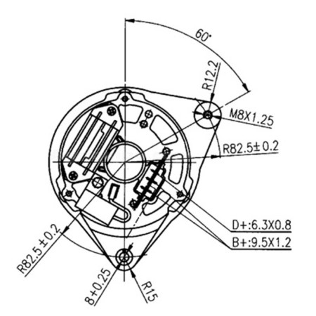 Alternador Para Tractor Case, David Brown 2