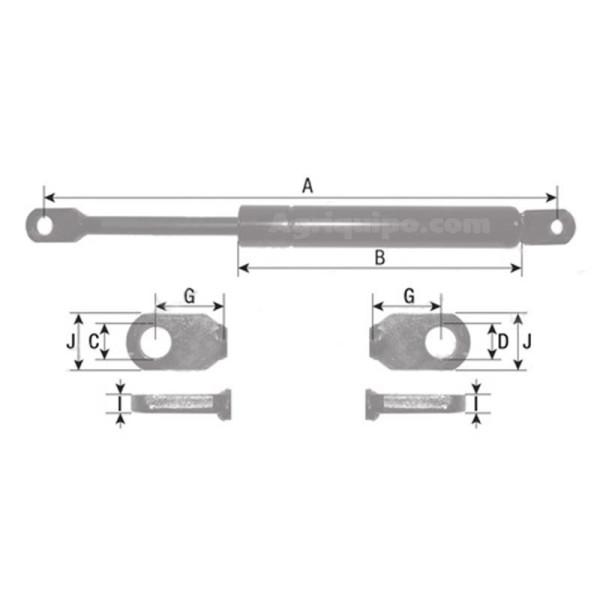 Amortiguador Para Tractor Valmet/Valtra