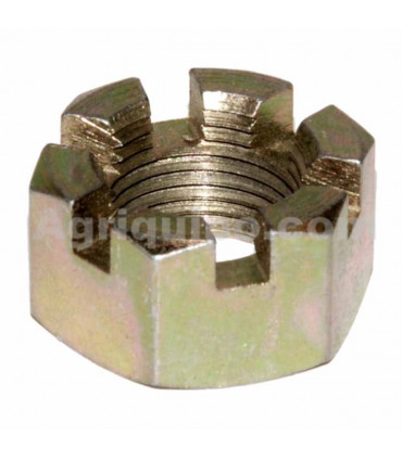 Tuerca Almenada 1'' Para Tractor Ford, John Deere, New Holland