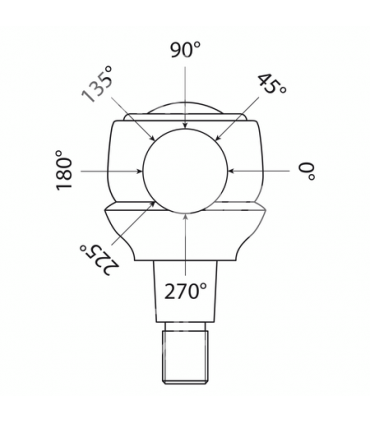 Rótula De Dirección Para Tractor John Deere