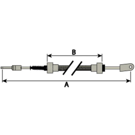 Cable Embrague Para Tractor New Holland 2