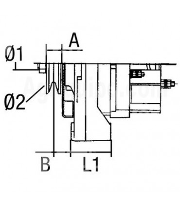 Alternador 14v - 95a Para Tractor Case-Ih, New Holland, Steyr