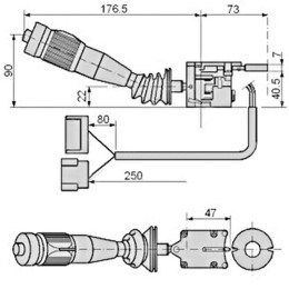 Interruptor Combinado 6 Funciones Para Tractor Massey Ferguson