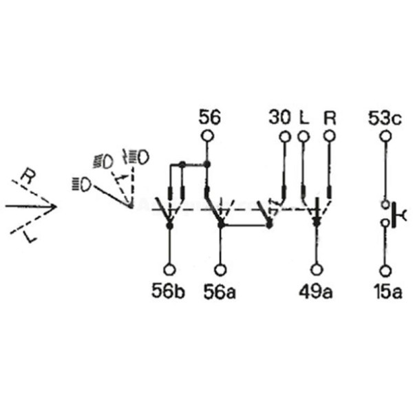 Interruptor Combinado 6 Funciones Para Tractor Massey Ferguson