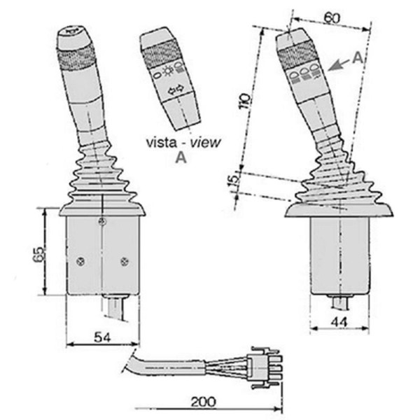 Interruptor Combinado Para Tractor Fiat