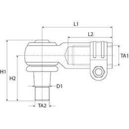Rótula De Dirección Para Tractor John Deere