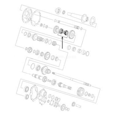Engranaje Ø 67.92 X 97.95 Mm Para Tractor Ford 2