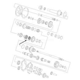Engranaje Ø 67.92 X 97.95 Mm Para Tractor Ford