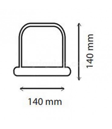 Rotativo Magnético De Led 12-24v 12x3w Magnético Para Tractor