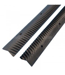 Par De Barras Raspadoras Drch L. 1565 Mm - 7 Agujeros Redondos En La Cara Lisa Para Cosechadora