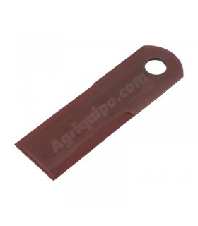 Cuchilla Picador De Paja 173 x 50 x 4 mm - Ø 20.1 mm - 1 Pza Para Cosechadora Case-IH, Claas-Harvesting