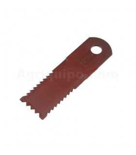 Cuchilla Picadora De Paja L 173 X 50 X 4 Mm - Ø 18 Mm Para Cosechadora John Deere, Laverda, New Holland