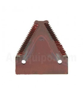 Cuchilla Con Dentado Superior 82,5 x 76 mm - 1 Pza Para Cosechadora Case-Ih, Laverda, New Holland