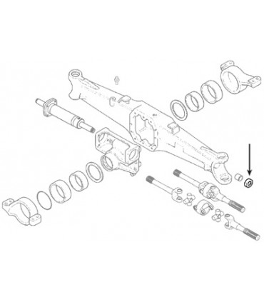 Retén Ø 40 X 55 X 15.5 Mm Para Tractor Case, Claas/Renault, Massey Ferguson, Steyr, Valmet/Valtra