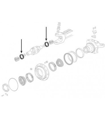 Retén Ø 56 X 75 X 15.7 Mm Para Tractor Ford