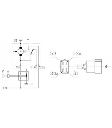 Motor De Limpiaparabrisas 12V Para Tractor Landini, Massey Ferguson