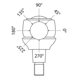 Rótula De Dirección Para Tractor John Deere