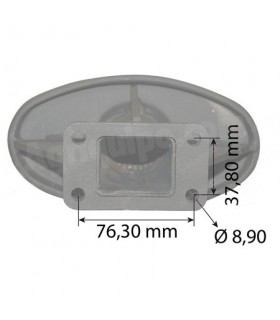 Silencioso Admisión Ø 50/35 - L 1110 Mm Para Tractor Claas/Renault
