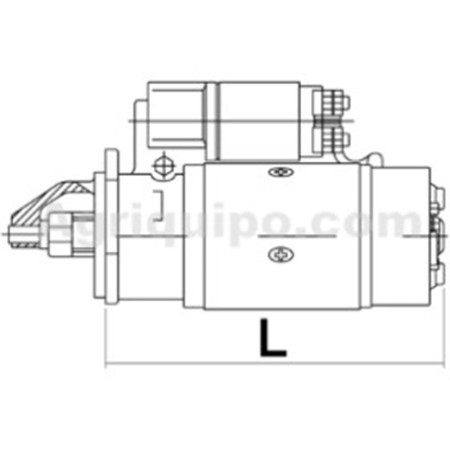 Motor De Arranque Con Reductor 12v - 3,2 Kw Para Tractor 2