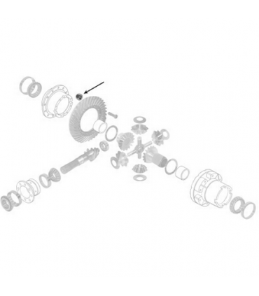 Tuerca Para Corona Eje Trasero Para Tractor Ford, Massey Ferguson, New Holland