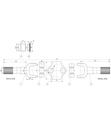 Nudo Cardan Completo Para Tractor