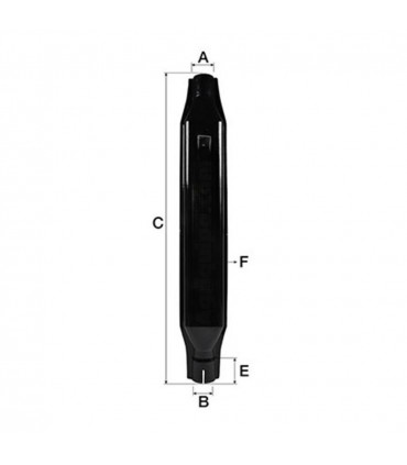 Silenciador Ø Int. 60 - L. 820 Mm Para Tractor Fiat