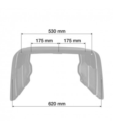 Calandra Rejilla Frontal Capó Para Tractor Fiat, Ford, New Holland