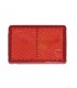 Catadióptrico Rojo Adhesivo 56 X 39 Mm Para Tractor
