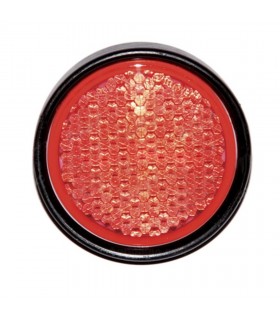 Catadióptrico Rojo Adhesivo Redondo Para Tractor - Ø 54 MM