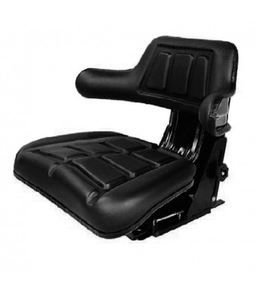 Asiento Tapizado Negro Para Tractor