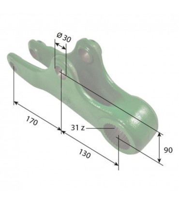 Brazo Izquierdo CAT3 Superior Elevador Para Tractor John Deere