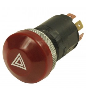 Interruptor Luces De Emergencia Para Tractor Case-Ih, Fiat, Ford, New Holland