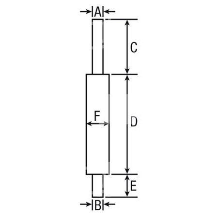 Silencioso Admisión Ø 55 - L 1125 Mm Para Tractor Landini, Massey Ferguson 2