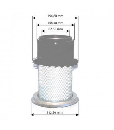 Filtro De Aire Exterior Para Tractor, New Holland