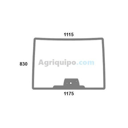 Cristal Delantero Para Tractor New Holland, Case