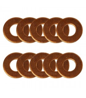 Arandela De Inyector Ø 10 X 21 X 2 MM - 10 Piezas Para Tractor