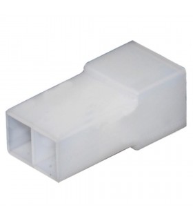 Conector Std Hembra 6.3 Mm 2 Polos Para Terminal Macho