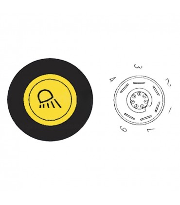 Botón De Luces Para Tractor Claas/Renault, Same