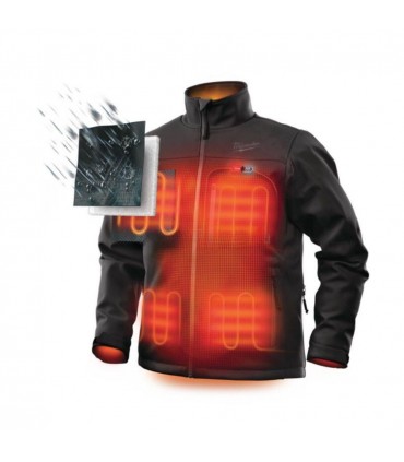 Chaqueta Calefactable Negra (talla M) Milwaukee