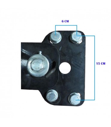 Juego De Guardabarros Delanteros pivotantes 520x1550 Mm Para Tractor John Deere, Case, Renault-Claas, Mc Cormick, Landini